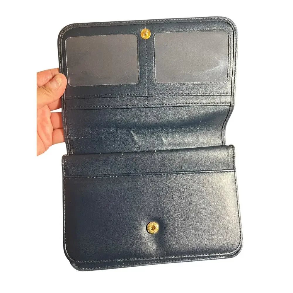 Buxton vtg navy